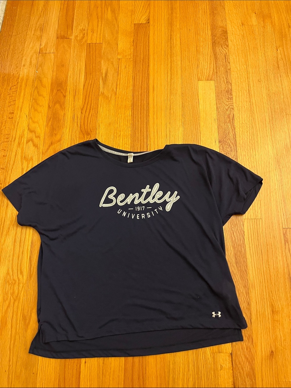 Under Armour Navy Bentley University Short-Sleeve Performance Tee